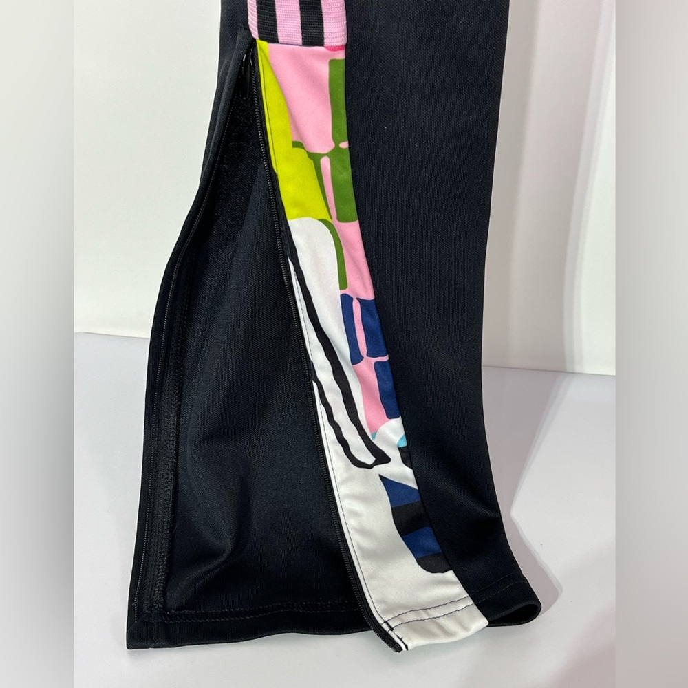 Adidas Black and Multicolor Primegreen Women's L Activewear Legging Pants - Picture 5 of 12